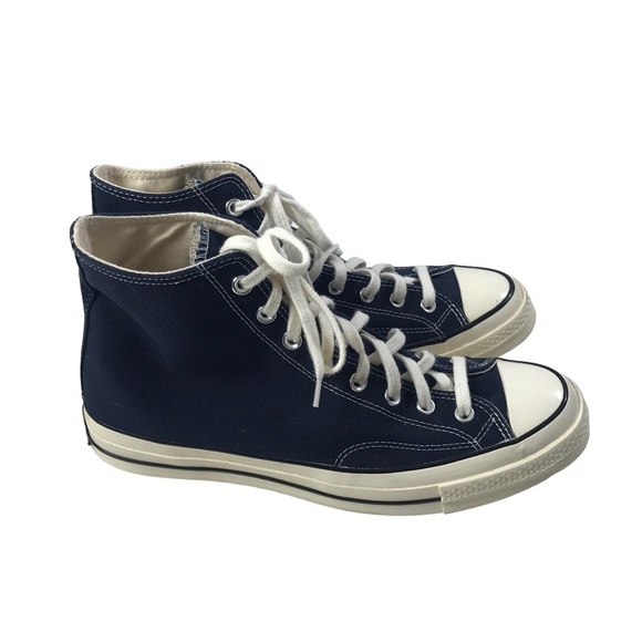 Converse Chuck 70 Hi Midnight Navy/Egret/Black Sneakers men’s size 11.5 - Picture 4 of 9